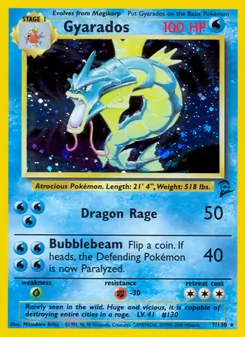 Gyarados (Base Set 2 #7)