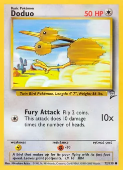 Doduo (Base Set 2 #72)