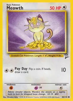 Meowth (Base Set 2 #80)