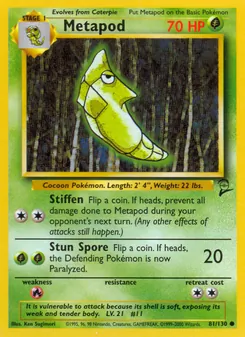 Metapod (Base Set 2 #81)