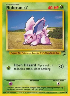 Nidoran♂ (Base Set 2 #83)