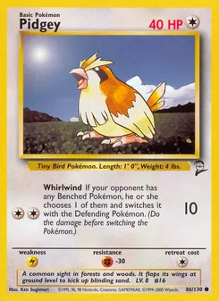 Pidgey (Base Set 2 #86)
