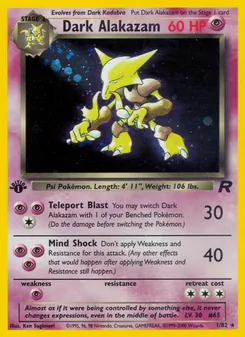Dark Alakazam (Team Rocket #1)