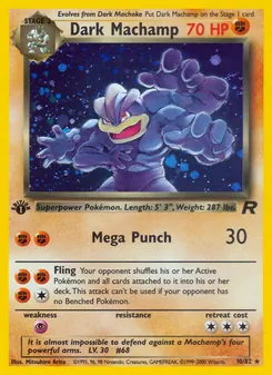 Dark Machamp (Team Rocket #10)