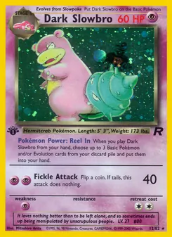 Dark Slowbro (Team Rocket #12)
