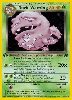 Dark Weezing (Team Rocket #14)