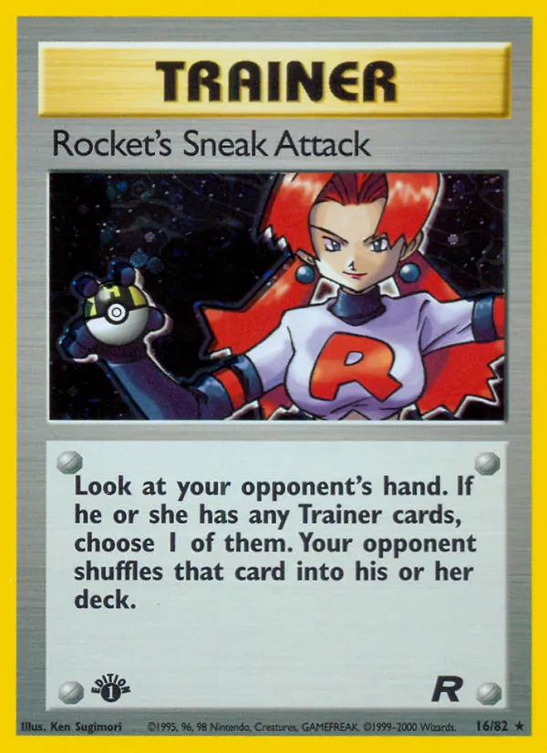 Rocket's Sneak Attack — Team Rocket #16 (Pokémon TCG card)