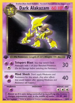 Dark Alakazam (Team Rocket #18)
