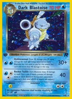 Dark Blastoise (Team Rocket #3)