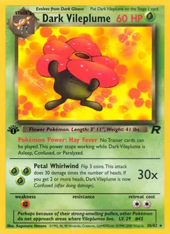 Dark Vileplume (Team Rocket #30)