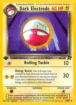 Dark Electrode (Team Rocket #34)