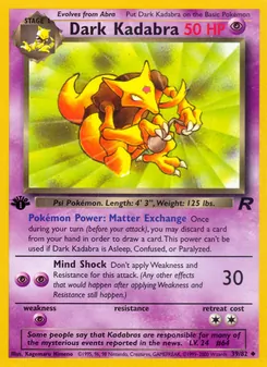 Dark Kadabra (Team Rocket #39)