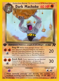 Dark Machoke (Team Rocket #40)