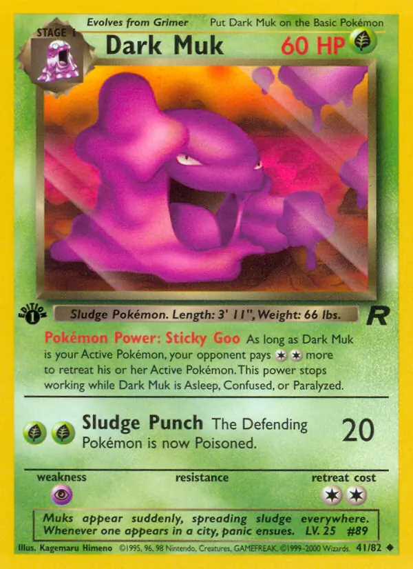 Dark Muk — Team Rocket #41 (Pokémon TCG card)