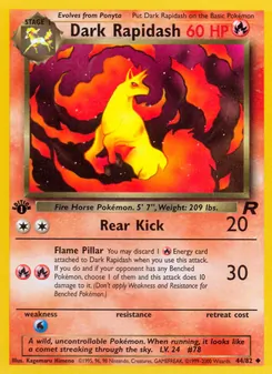 Dark Rapidash (Team Rocket #44)