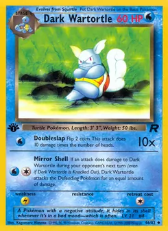 Dark Wartortle (Team Rocket #46)