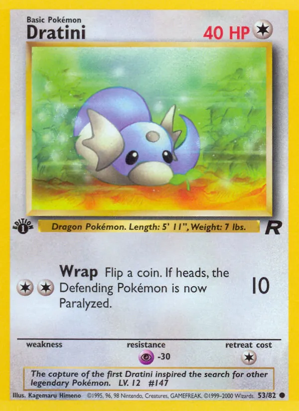 Dratini — Team Rocket #53 (Pokémon TCG card)