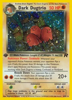 Dark Dugtrio (Team Rocket #6)