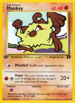 Mankey (Team Rocket #61)