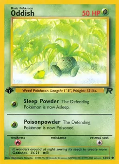 Oddish (Team Rocket #63)