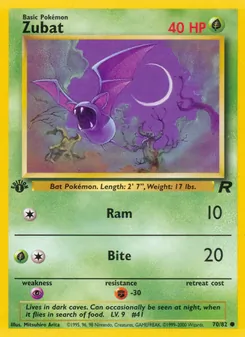 Zubat (Team Rocket #70)