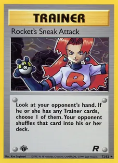 Rocket's Sneak Attack (Team Rocket #72)