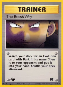 The Boss's Way (Team Rocket #73)