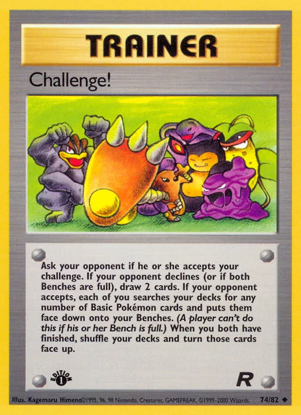 Challenge! — Team Rocket #74 (Pokémon TCG card)