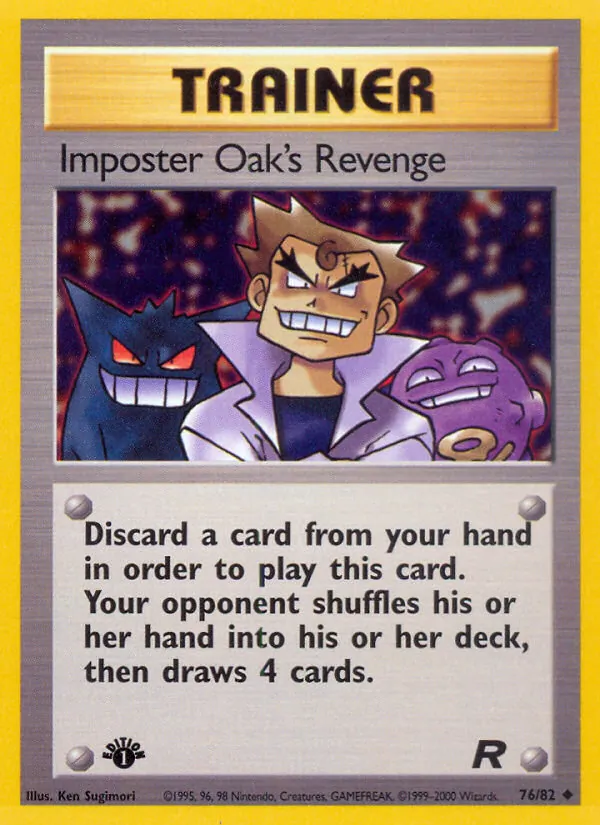 Imposter Oak's Revenge — Team Rocket #76 (Pokémon TCG card)