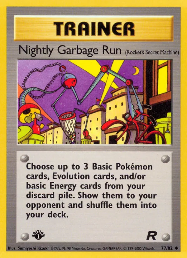 Nightly Garbage Run — Team Rocket #77 (Pokémon TCG card)