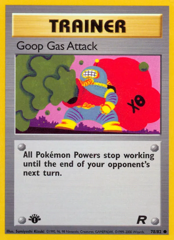 Goop Gas Attack — Team Rocket #78 (Pokémon TCG card)