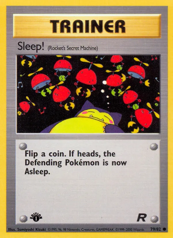 Sleep! — Team Rocket #79 (Pokémon TCG card)