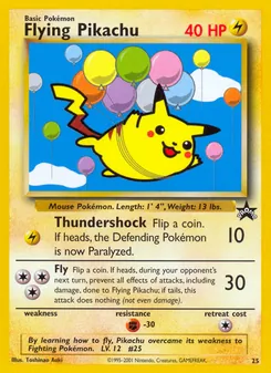 Flying Pikachu (Wizards Black Star Promos #25)