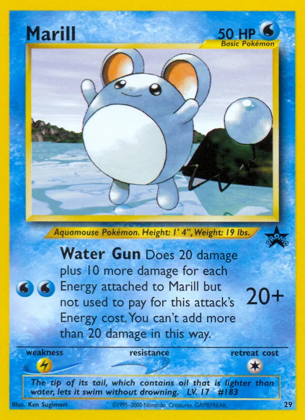 Marill — Wizards Black Star Promos #29 (Pokémon TCG card)