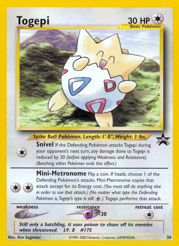 Togepi — Wizards Black Star Promos #30 (Pokémon TCG card)