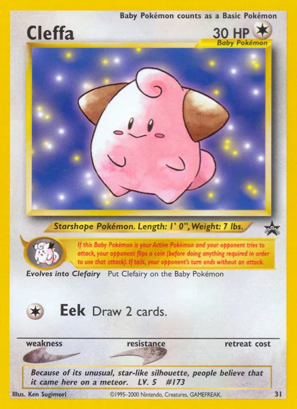 Cleffa — Wizards Black Star Promos #31 (Pokémon TCG card)