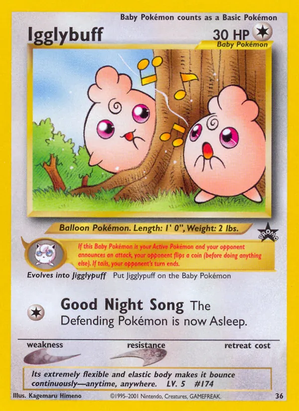 Igglybuff — Wizards Black Star Promos #36 (Pokémon TCG card)