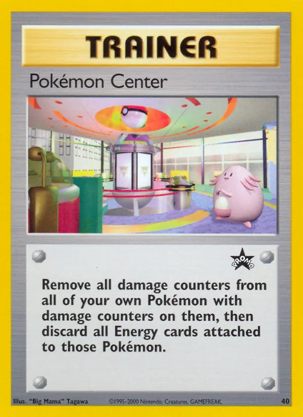 Pokémon Center — Wizards Black Star Promos #40 (Pokémon TCG card)