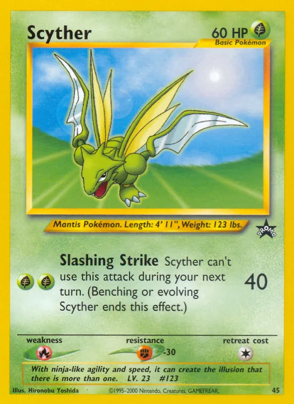 Scyther — Wizards Black Star Promos #45 (Pokémon TCG card)