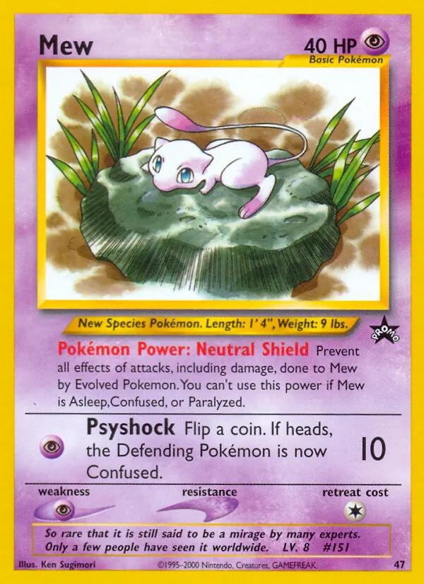 Mew — Wizards Black Star Promos #47 (Pokémon TCG card)