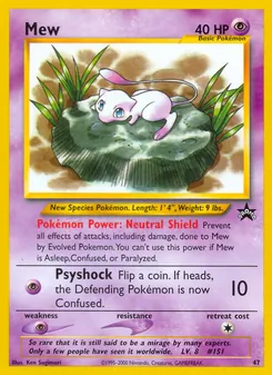 Mew (Wizards Black Star Promos #47)