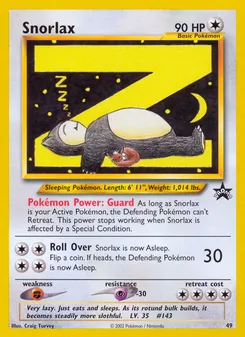 Snorlax (Wizards Black Star Promos #49)