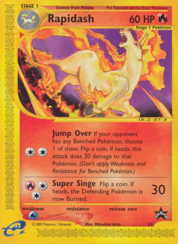 Rapidash — Wizards Black Star Promos #51 (Pokémon TCG card)