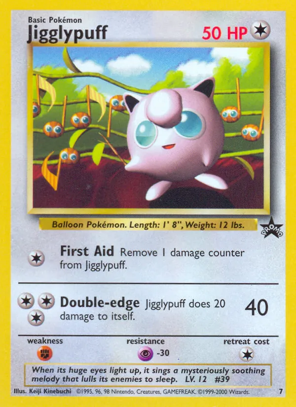 Jigglypuff — Wizards Black Star Promos #7 (Pokémon TCG card)