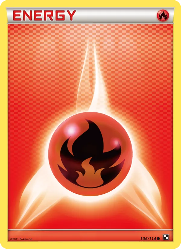 Fire Energy — Black & White #106 (Pokémon TCG card)