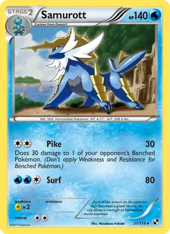 Samurott (Black & White #31)