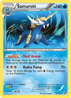Samurott (Black & White #32)