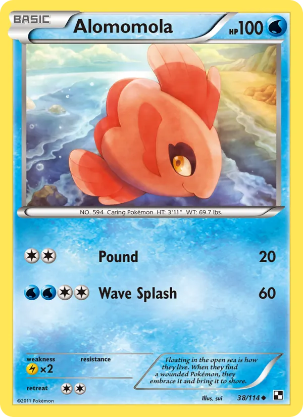 Alomomola — Black & White #38 (Pokémon TCG card)