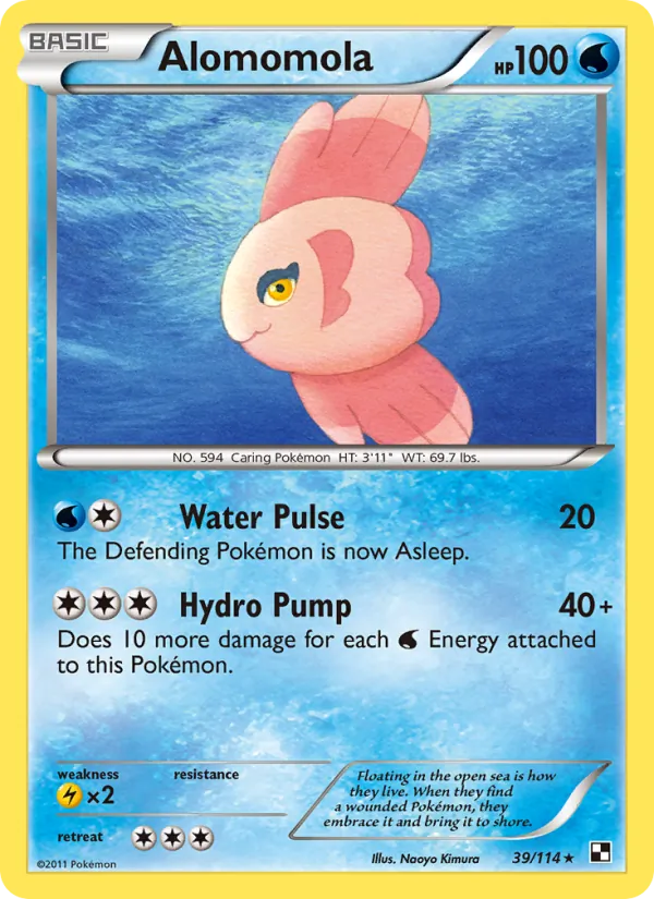Alomomola — Black & White #39 (Pokémon TCG card)