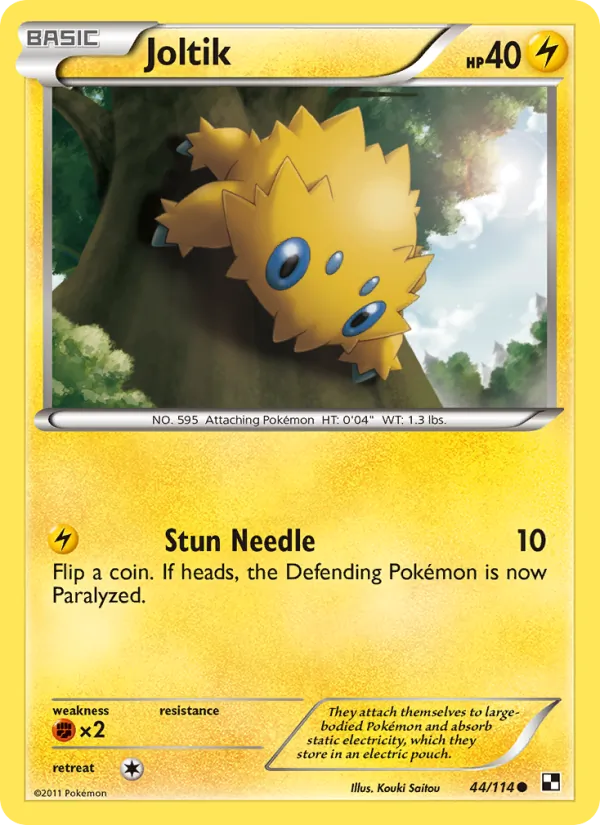 Joltik — Black & White #44 (Pokémon TCG card)